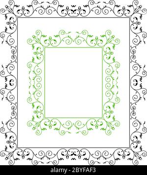 Frame Border Design Vector Art Stock Vector