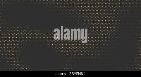 Abstract golden background with halftone effect. Stock Vector