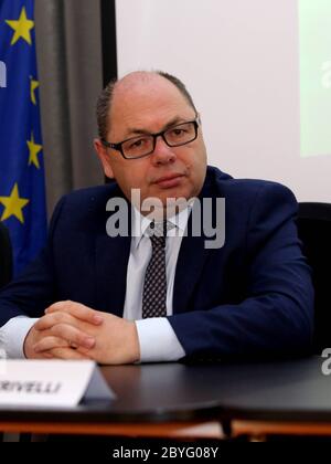 Niguarda Hospital press conference for the implementation of the regional health reform. with Marco Trivelli (Davide Salerno/Fotogramma, Milan - 2017-05-04) ps the photo can be used in respect of the context in which it was taken, and without defamatory intent of the decoration of the people represented (Davide Salerno/Fotogramma, REPERTORY PHOTOS - 2020-06-10) p.s. la foto e' utilizzabile nel rispetto del contesto in cui e' stata scattata, e senza intento diffamatorio del decoro delle persone rappresentate Stock Photo