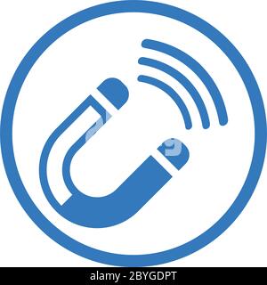 Well organized and fully editable Attracting customers or magnet icon for any use like print media, web, stock images, commercial use or any kind of d Stock Vector