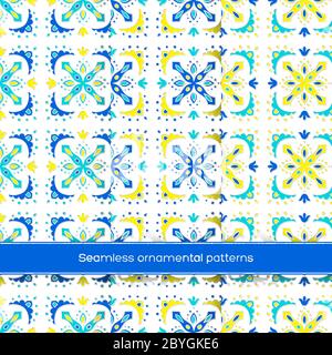 Moroccan arabesque seamless vector art pattern, border, wallpaper ...