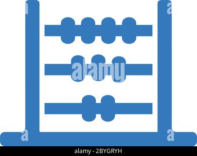 Beautiful design and fully editable Abacus icon for commercial, print media, web or any type of design projects. Stock Vector