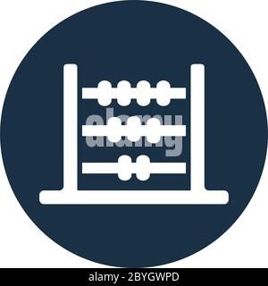 Beautiful design and fully editable Abacus icon for commercial, print media, web or any type of design projects. Stock Vector