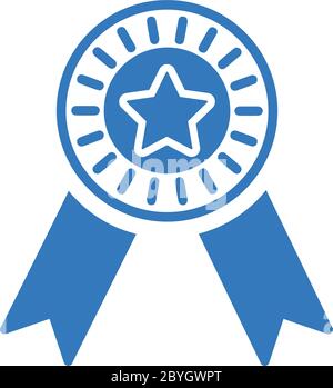 Well organized and fully editable Award icon, achievement, vector graphics for any use like print media, web, stock images, commercial use or any kind Stock Vector