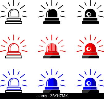 Flasher Icon Vector Illustration Stock Vector