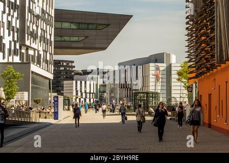 Campus of Vienna University of Economics and Business. Stock Photo