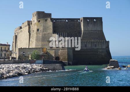 Ovo Castle: The oldest castle in Naples Stock Photo
