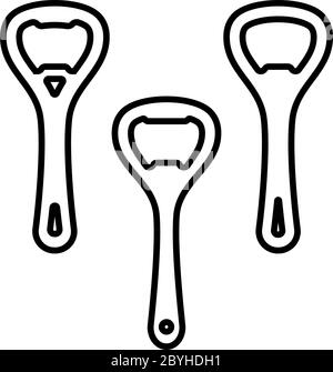 Bottle Opener Vector Illustration Stock Vector