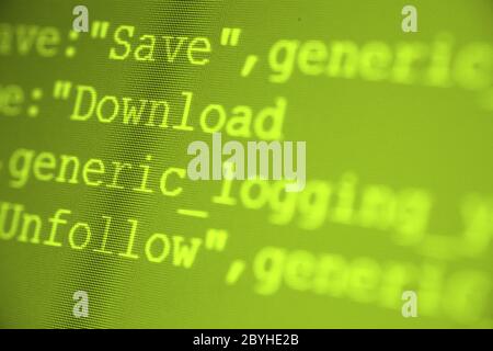 HTML codes Stock Photo