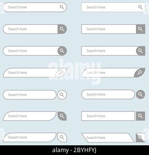 Search Bar Vector Illustration Stock Vector