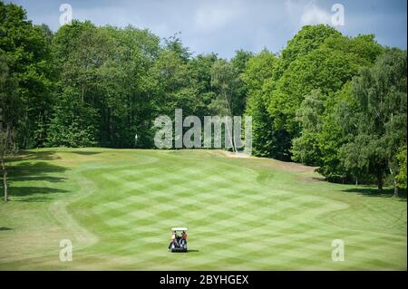 18-hole Golf Course at Foxhills Country Club, Surrey, Uk Stock Photo