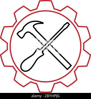 Service Icon Vector Illustration Stock Vector