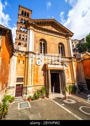 Basilica di Santa Pudenziana - Rome, Italy Stock Photo