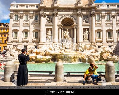 Trevi fountain - Rome, Italy Stock Photo