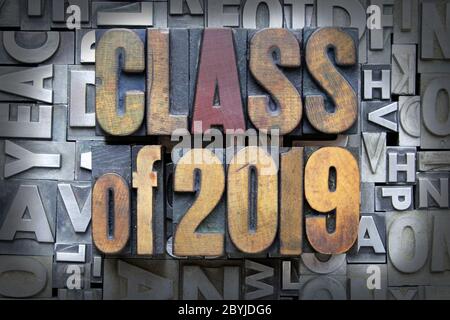 Class of 2019 Stock Photo