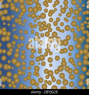 bubbles on blue background Stock Vector