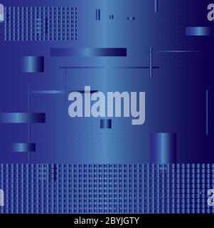 abstract background with cylinders and squares Stock Vector