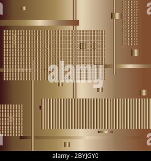 abstract background with 3d geometric shapes Stock Vector