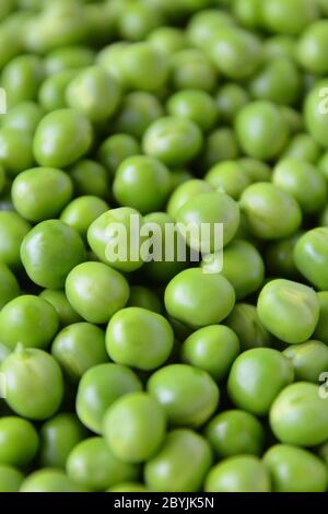 Fresh Green Peas Background, green background, vegetable. Stock Photo