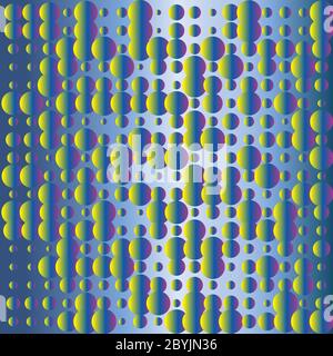 bubbles on blue background Stock Vector