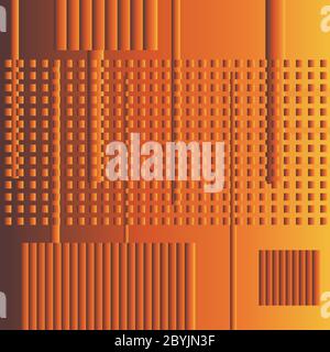 abstract background with 3d geometric shapes Stock Vector