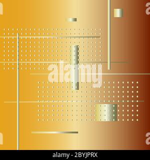 abstract background with 3d geometric shapes Stock Vector