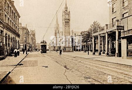 clock tower , Gravesend Kent,1900's,vintage Stock Photo