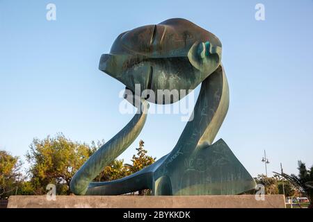 The Millennium Dream (EL SUENO DEL MILENIO) sculpture at Tematico Park, Arrecife, Lanzarote Stock Photo