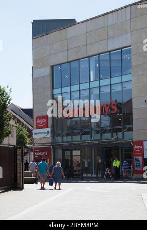 The Sainsbury's store in Bicester in the UK Stock Photo