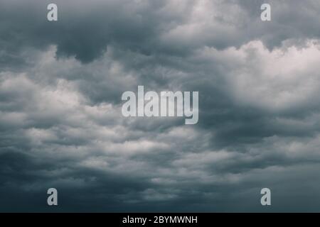View of the stormy clouds in the sky Stock Photo