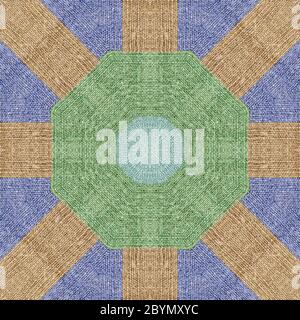 Seamless pattern, linen canvas Stock Photo