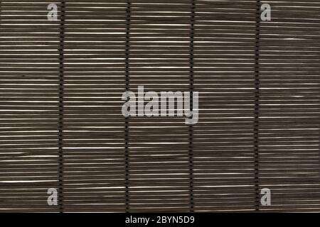 sushi rolling roller bamboo material mat maker isolated white background Stock Photo