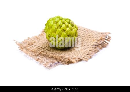 Custard Apple isolated on white background Stock Photo