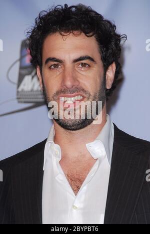 Sacha Baron Cohen at the 2007 MTV Movie Awards - Press Room held at the Gibson Amphitheater, Universal Studios Hollywood in Universal City, CA. The event took place on Sunday, June 3, 2007. Photo by: SBM / PictureLux - File Reference # 34006-5743SBMPLX Stock Photo