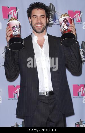 Sacha Baron Cohen at the 2007 MTV Movie Awards - Press Room held at the Gibson Amphitheater, Universal Studios Hollywood in Universal City, CA. The event took place on Sunday, June 3, 2007. Photo by: SBM / PictureLux - File Reference # 34006-5747SBMPLX Stock Photo