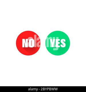 Yes and no - Vectorain - Free Vectors, Icons, Logos and More