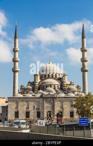 City of Istanbul in Turkey historic architecture, on the hill Suleymaniye Mosque (Ottoman imperial mosque), early morning Stock Photo