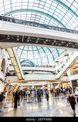 Mall of the Emirates is a shopping mall in the Al Barsha district of Dubai. Stock Photo