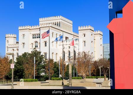 Old State Capitol, Baton Rouge, Louisiana, USA Stock Photo