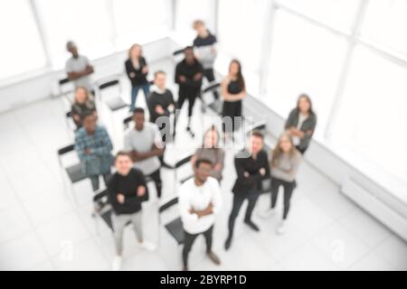group of young people in the office Stock Photo