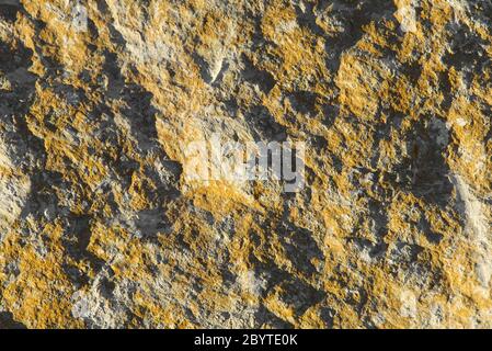 Stack of limestone. big crushed limestone stone. limestone stone texture. Stock Photo