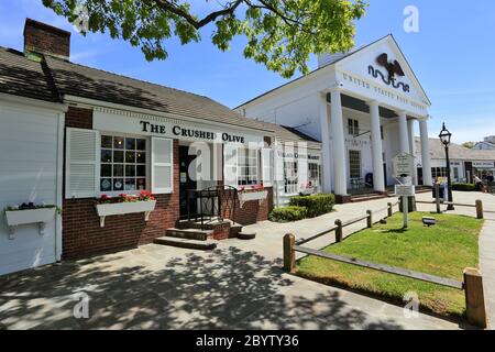 Stony Brook Village Center Long Island New York Stock Photo