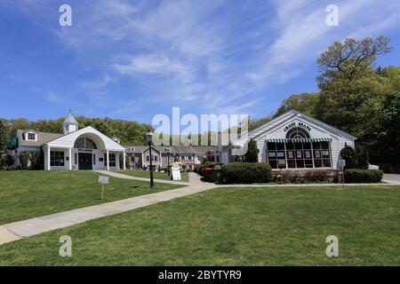 Stony Brook village center Long Island New York Stock Photo