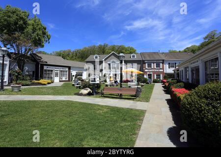 Stony Brook village center Long Island New York Stock Photo