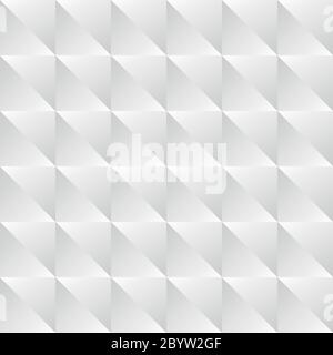 Light grey seamless vector checked pattern background. Stock Vector