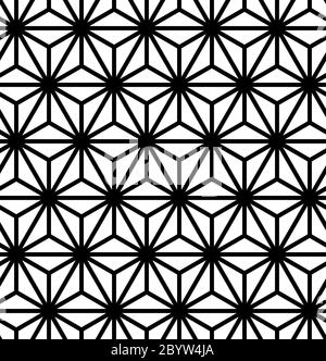 3D triangular, or tetrahedron, pyramids. Seamless vector pattern background Stock Vector