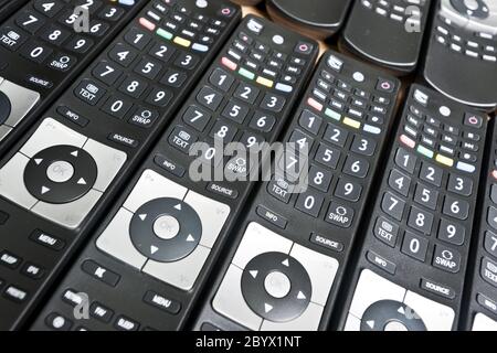 remote controls Stock Photo