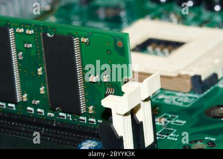 Computer Memory (RAM) Stick Stock Photo