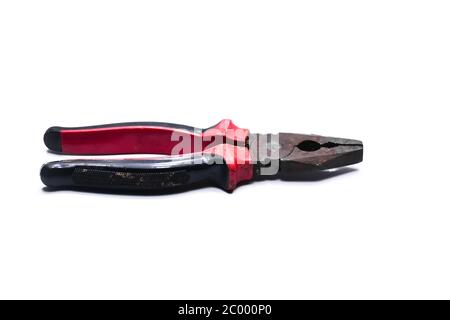 Pliers isolated on white background Stock Photo
