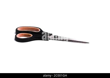 Scissors isolated on white background. Shape for cutting something Stock Photo